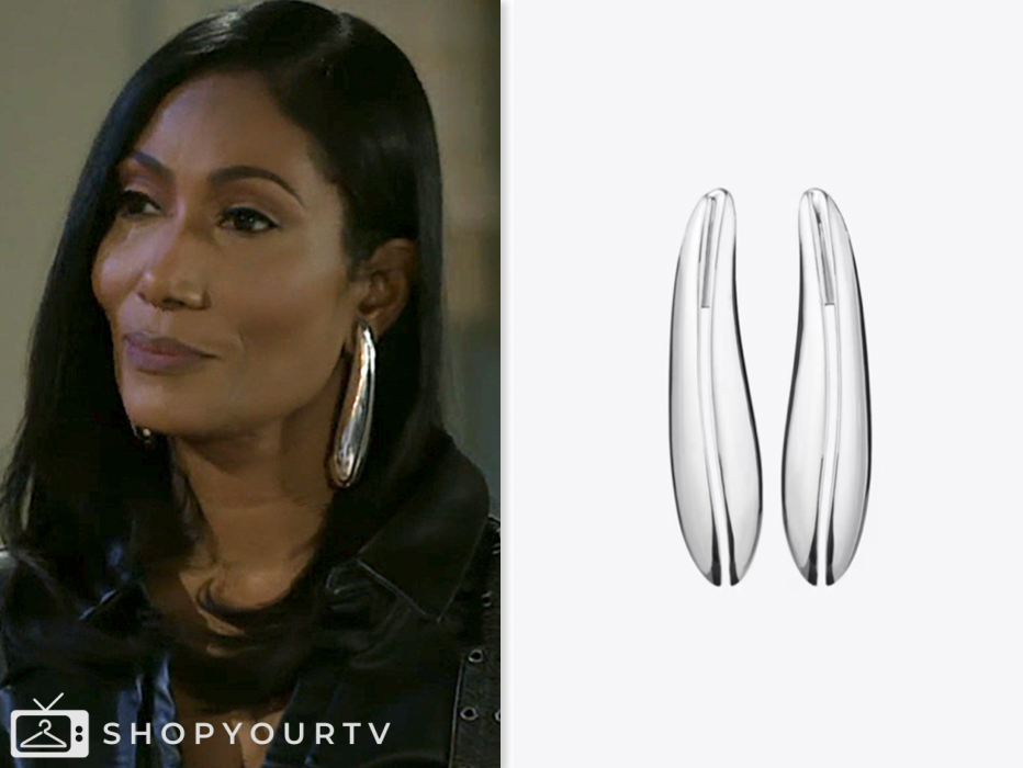 beyond the gates, leslie thomas, silver drop earrings, Trisha Mann-Grant
