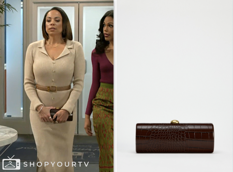 beyond the gates, brown clutch bag, Nicole Dupree Richardson, Daphnée Duplaix