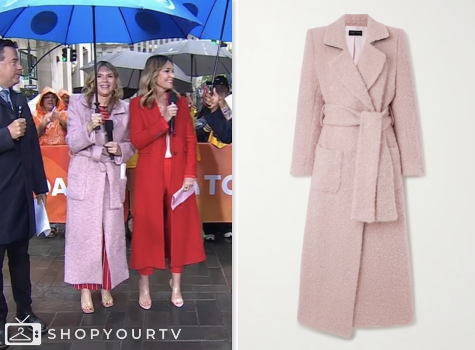 the today show, jenna bush hager, pink fuzzy coat