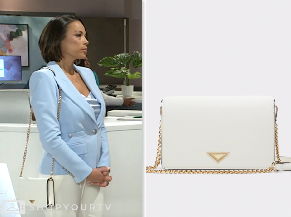 beyond the gates, white chain strap bag, Daphnée Duplaix, Nicole Dupree Richardson