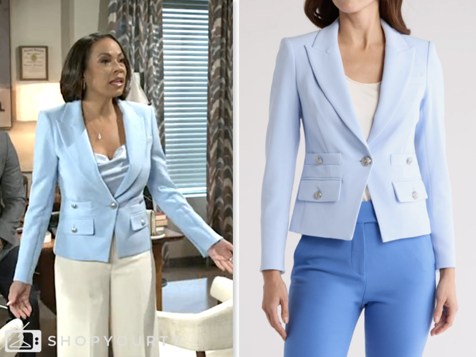 beyond the gates, blue blazer, Daphnée Duplaix, Nicole Dupree Richardson