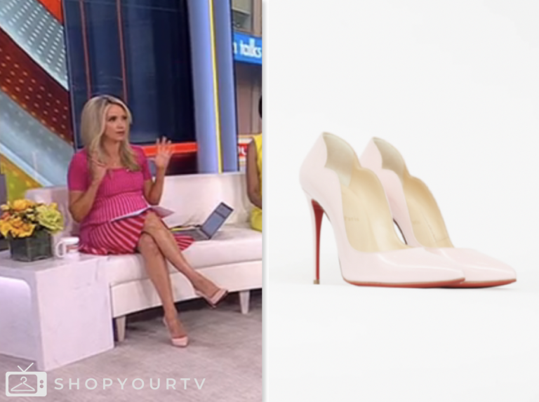 kayleigh mcenany, pink heels, outnumbered, fox news fashion
