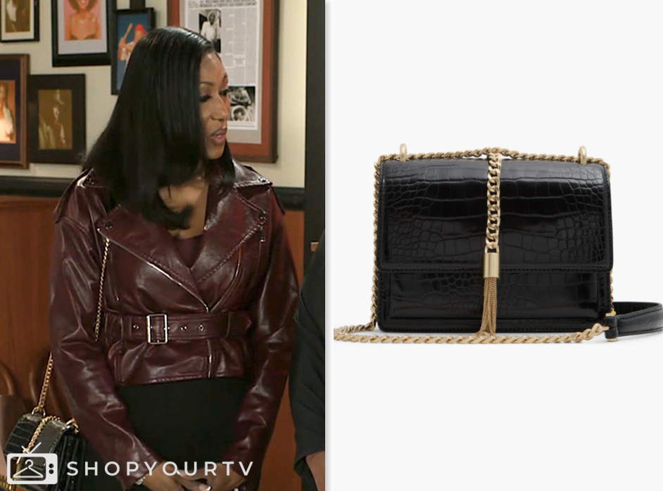 beyond the gates, black tassel bag, dana leslie thomas, Trisha Mann-Grant