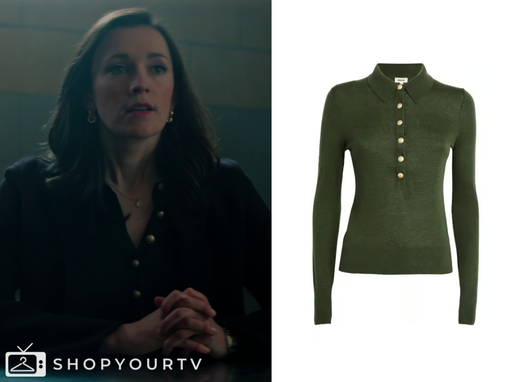 YOU: Season 5 Episode 7 Kate's GOld Button Polo | Shop Your TV