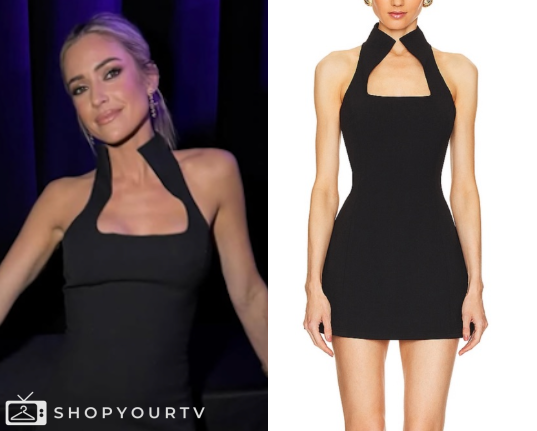 Honestly Cavallari: Season 1 Episode 1 Kristin's Black High Neck Dress |  Shop Your TV