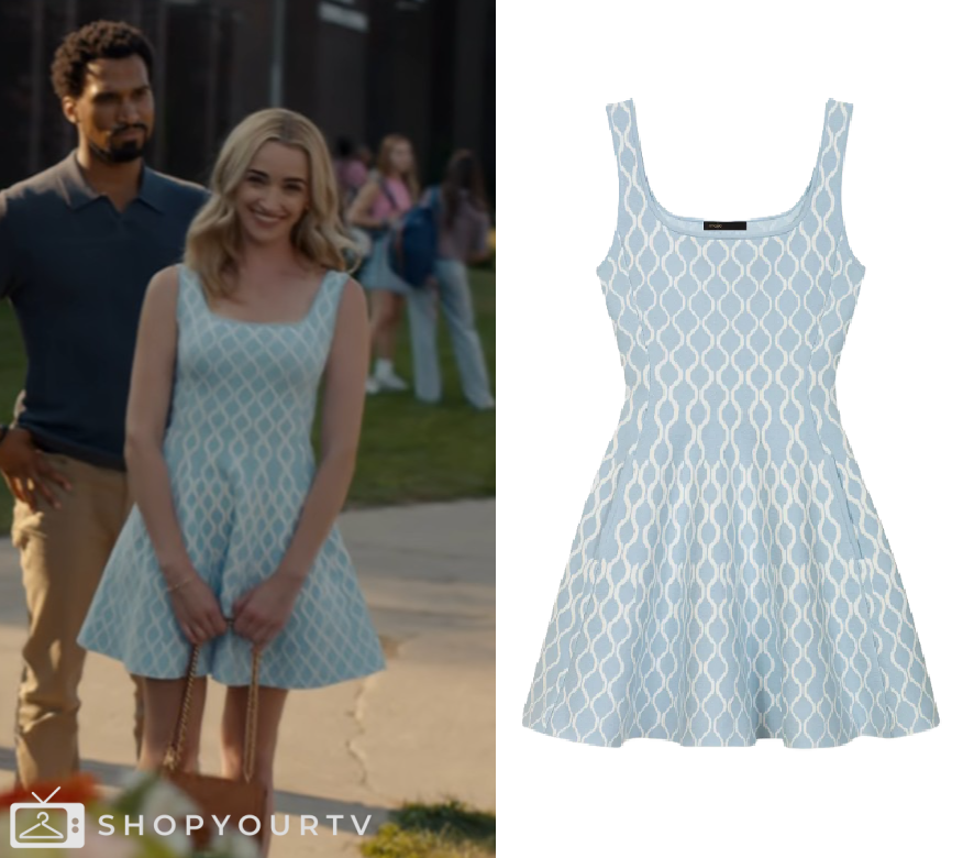 Ginny and Georgia: Season 3 Episode 10 Georgia's Blue Mini Dress | Shop Your TV Ginny and Georgia: Season 3 Episode 10 Georgia's Blue Mini Dress | Shop Your TV