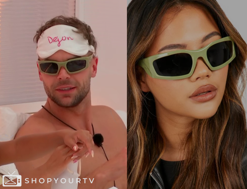 Love Island UK: Season 12 Episode 3 Harry's green Sunglasses | Shop Your TV