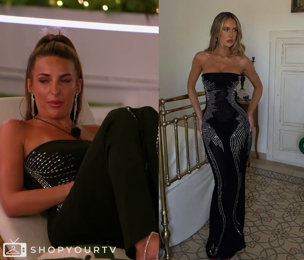 Love Island UK: Season 12 Episode 12 Toni's Embellished Maxi Dress | Shop  Your TV