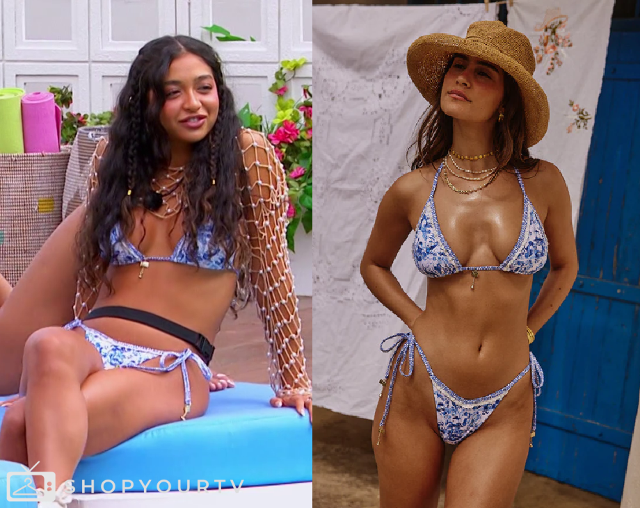 Love Island USA: Season 7 Episode 18 Cierra's Blue Bikini | Shop Your TV