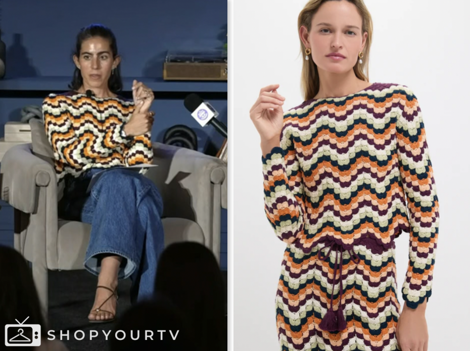 the today show, crochet zigzag top, jenna and friends, Jessica Soffer