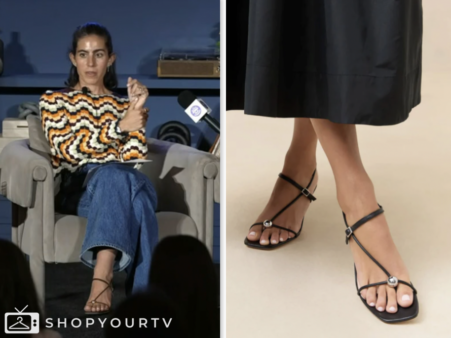 the today show, black stappy sandals, jenna and friends, Jessica Soffer