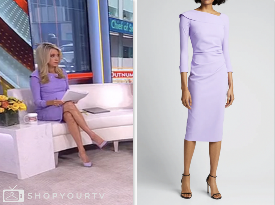 kayleigh mcenany, purple dress, outnumbered, fox news fashion
