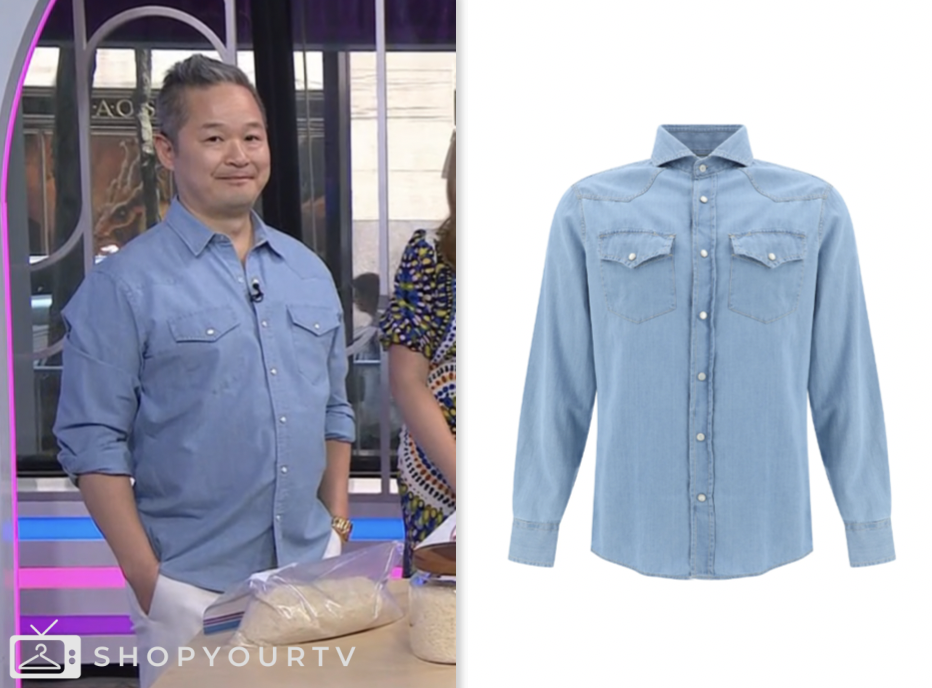 the today show, denim shirt, danny seo, jenna and friends