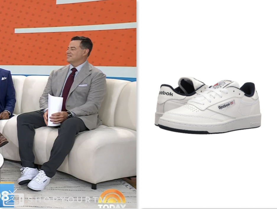 the today show, carson daly, white sneakers