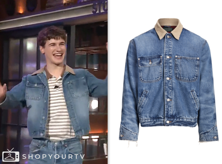 the kelly clarkson show, denim jacket, Sam Nivola