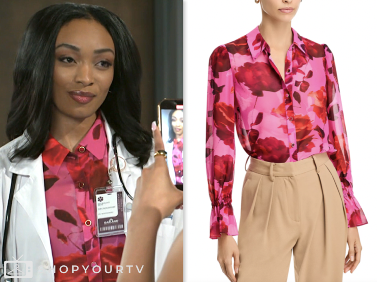 beyond the gates, pink and red floral shirt, Madison Montgomery, Kenjah McNeil