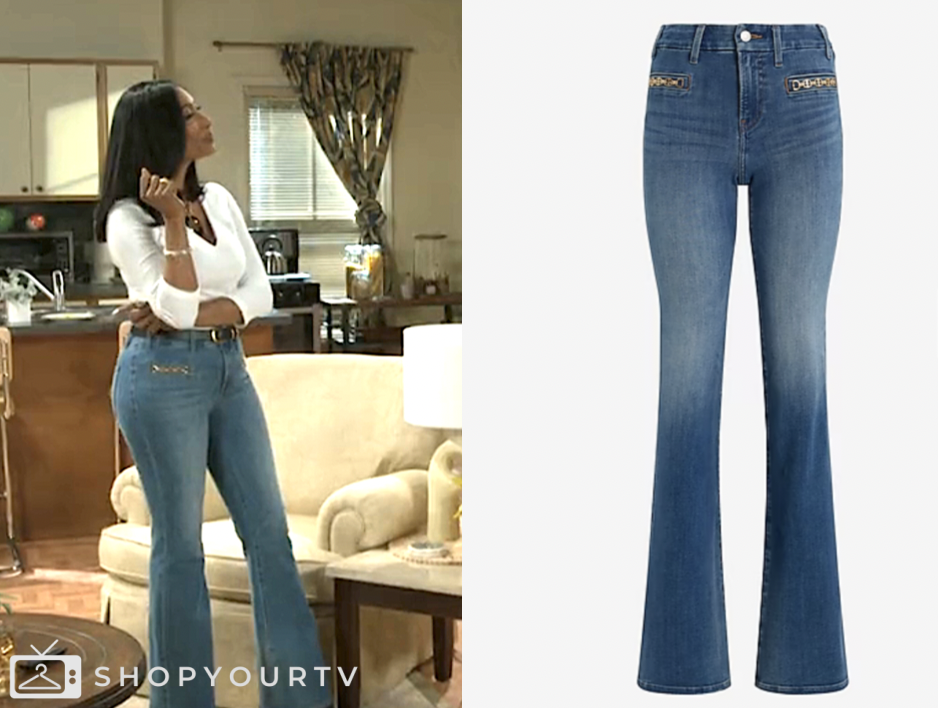 beyond the gates, dana leslie thomas, chain detail jeans, Trisha Mann-Grant