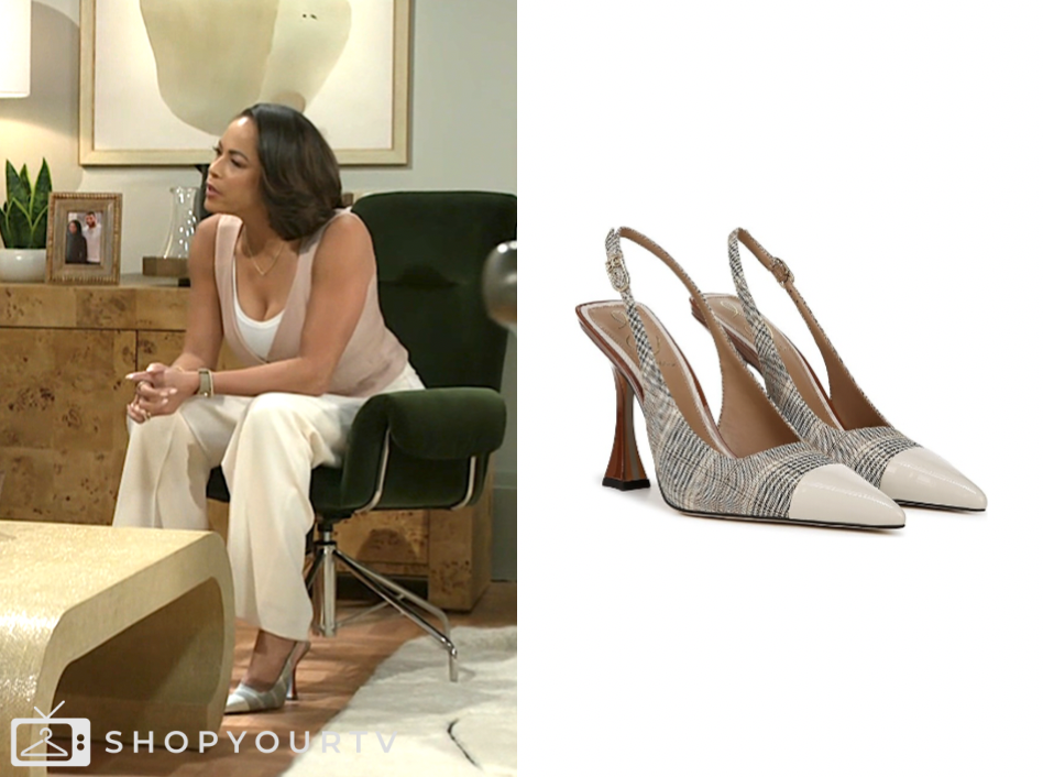 beyond the gates, plaid cap toe slingback heels, Daphnée Duplaix, Nicole Dupree Richardson