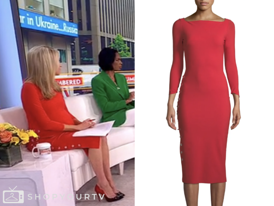 outnumbered, fox news fashion, kayleigh mcenany, red dress