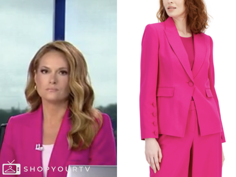 america reports, fox news fashion, pink blazer, gillian turner