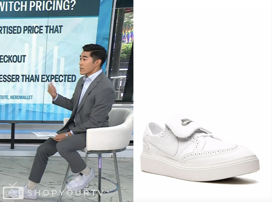 Brian Cheung, the today show, white sneakers