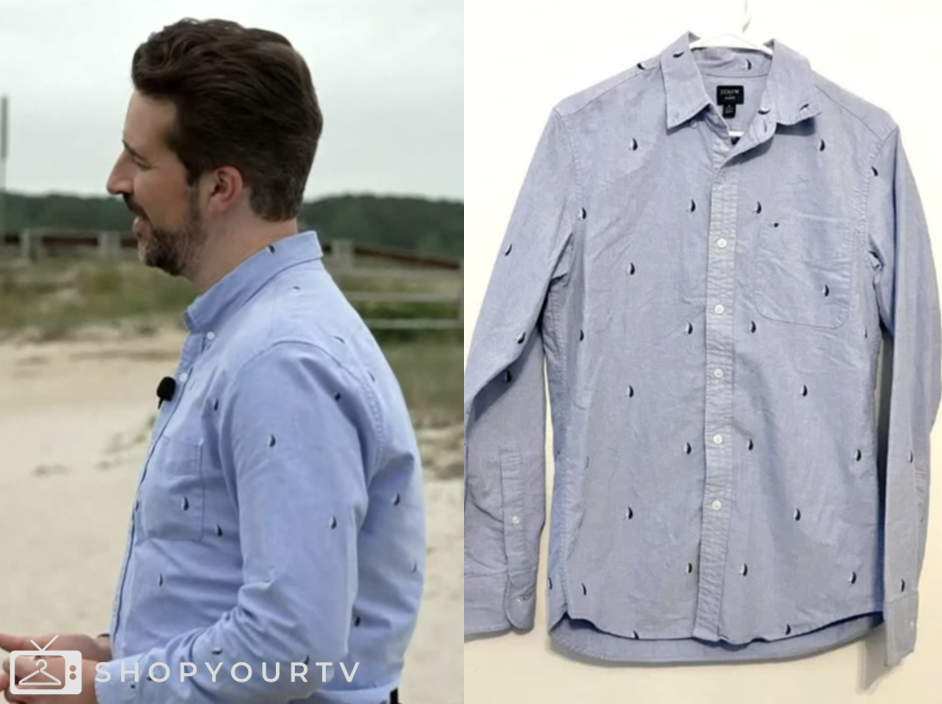 Joe Fryer, denim sailboat shirt, the today show