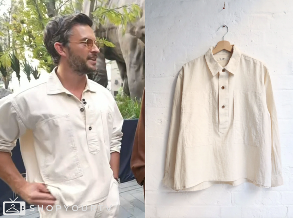 the today show, beige shirt, Jonathan Bailey