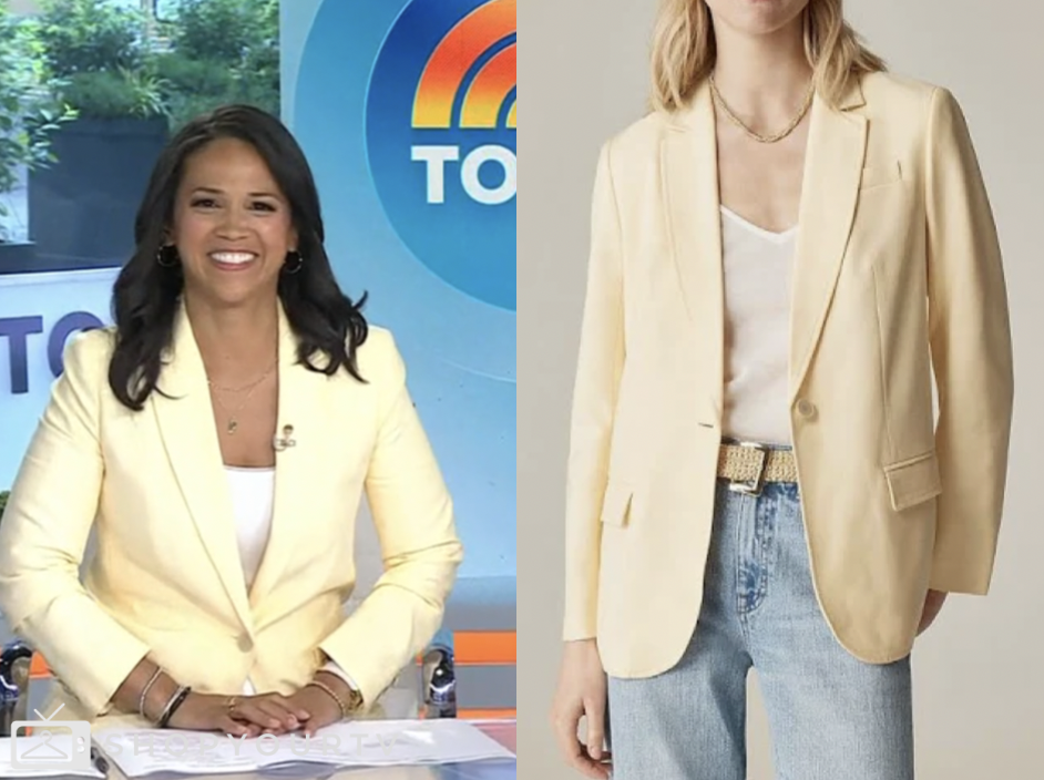 the today show, laura jarrett, yellow blazer