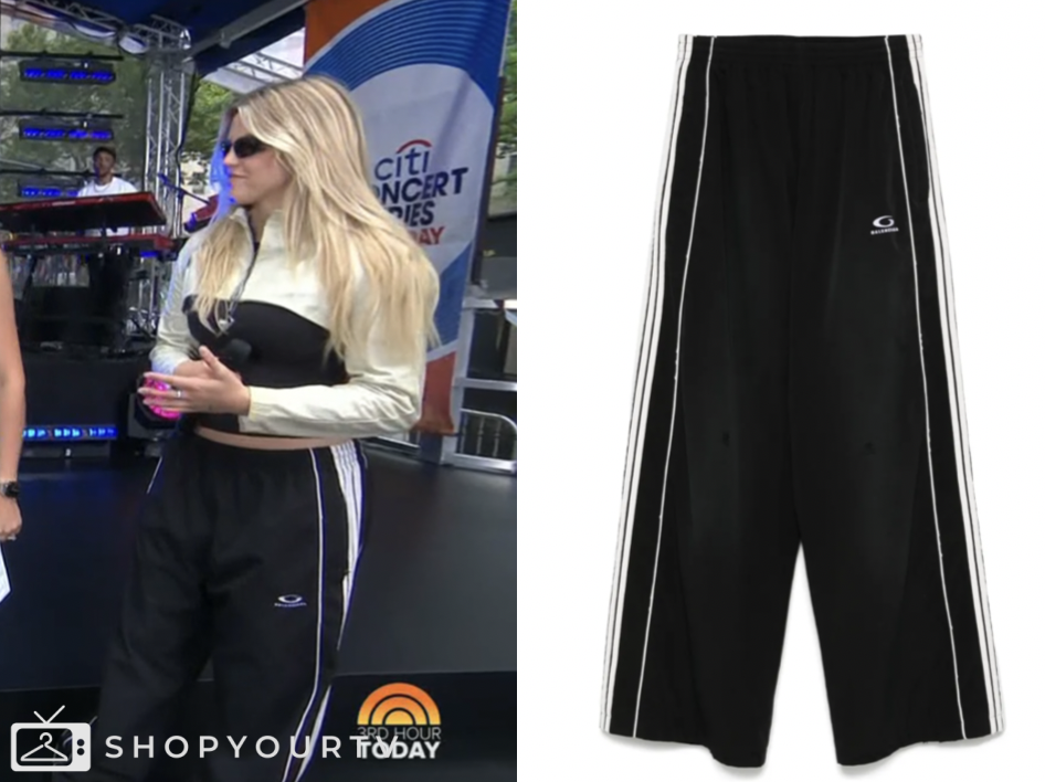 the today show, black track pants, Reneé Rapp