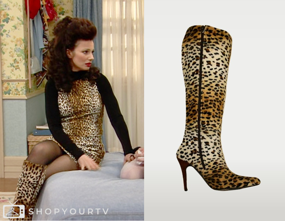 The Nanny: Season 5 Episode 9 Fran’s Animal Print Boots | Shop Your TV