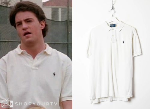 Roger Azarian Beverly Hills 90210: Season 1 Episode 19 Roger's White Polo Shirt ...