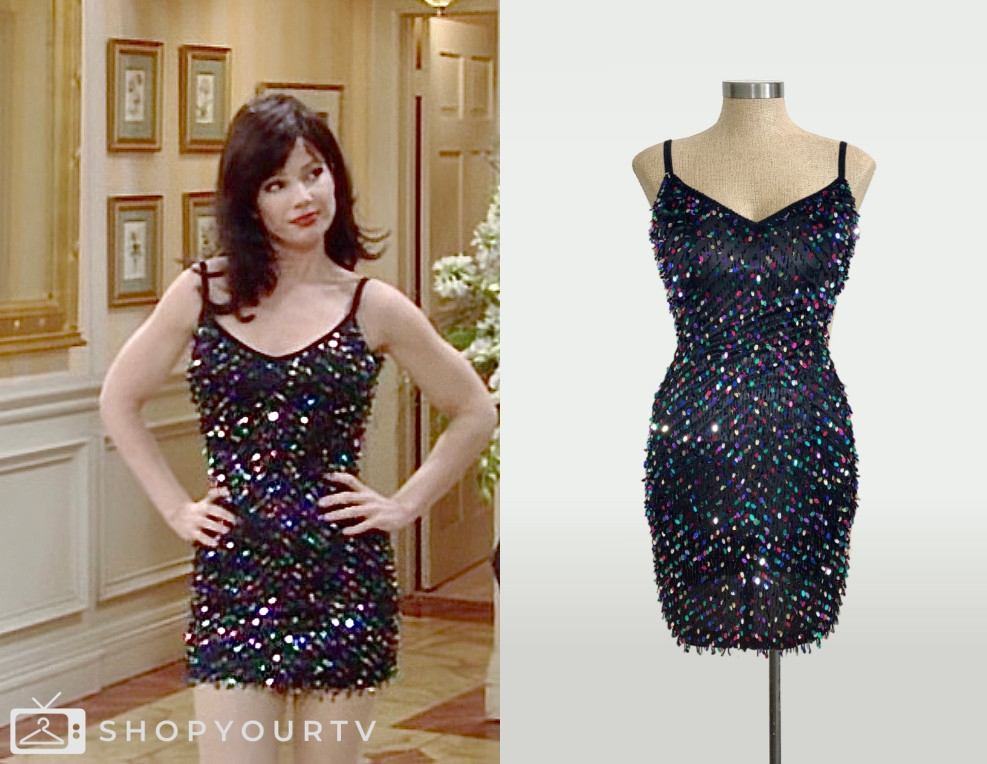 princess polly baby blue dress 11 Outfits That Fran Drescher Served Us On 
