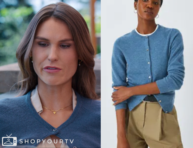 Barracuda Queens: Season 2 Episode 1 Klara Rapp's Blue Cardigan | Shop ...
