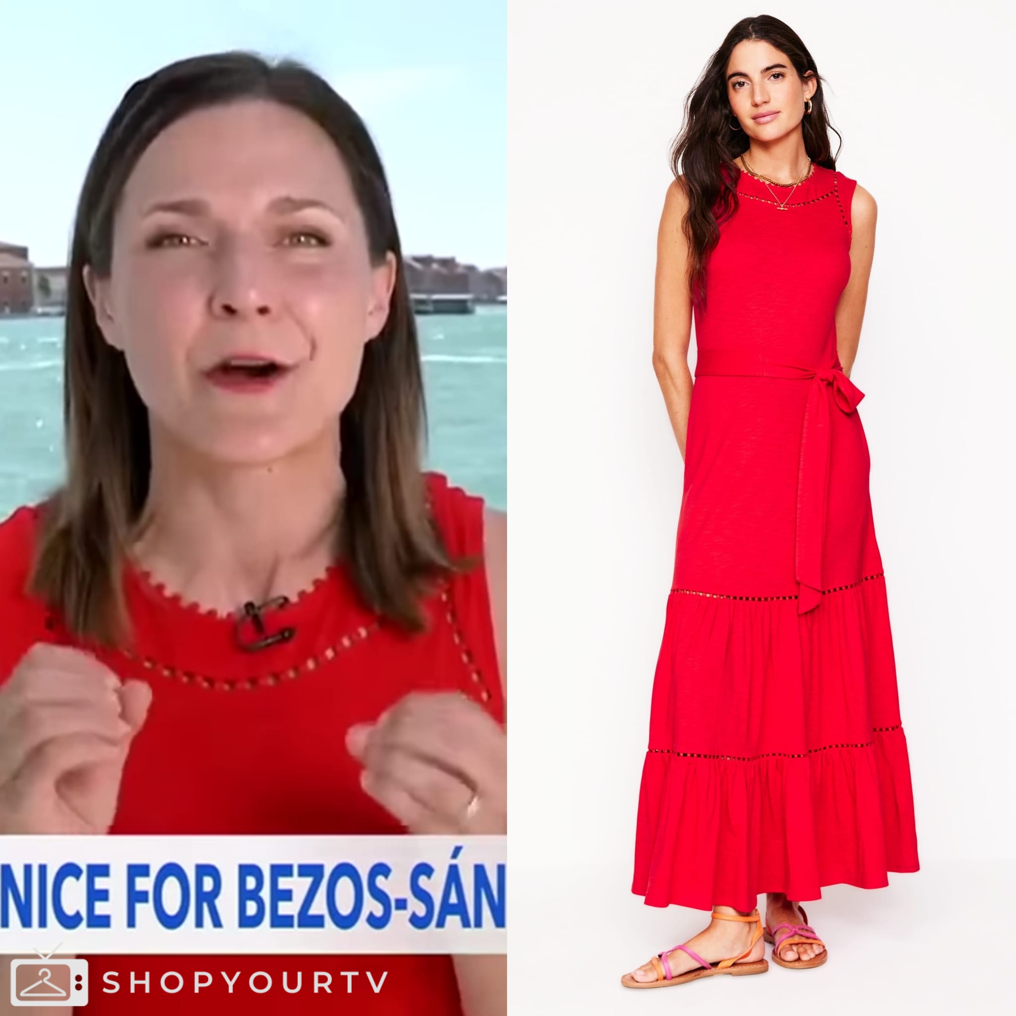 Good Morning America: June 2025 Maggie’s Tiered Jersey Dress | Shop Your TV