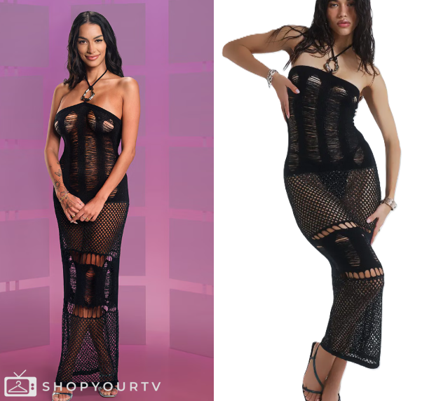 Perfect Match Season 3 Promo Olivia's Cut Out Black Dress