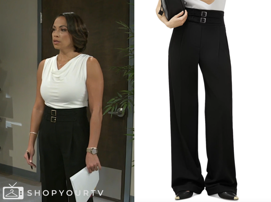 beyond the gates, black double buckle pants, Daphnée Duplaix, Nicole Dupree Richardson
