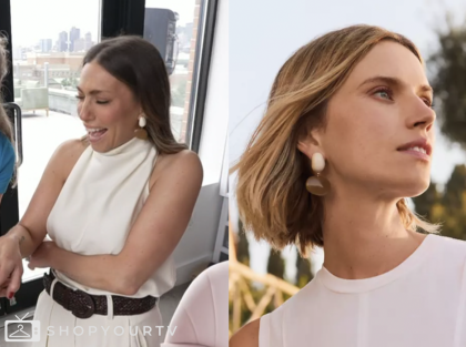 the today show, melissa garcia, stone drop earrings