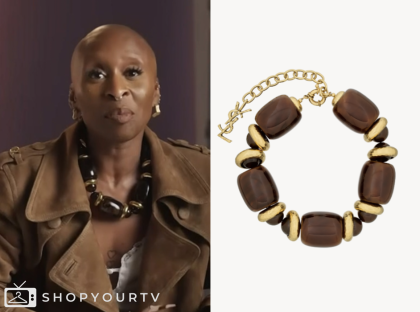 the today show, beaded necklace, Cynthia Erivo