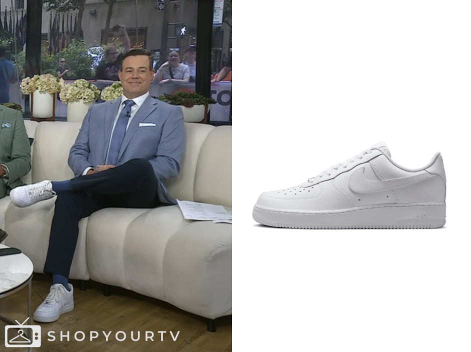 carson daly, the today show, white sneakers