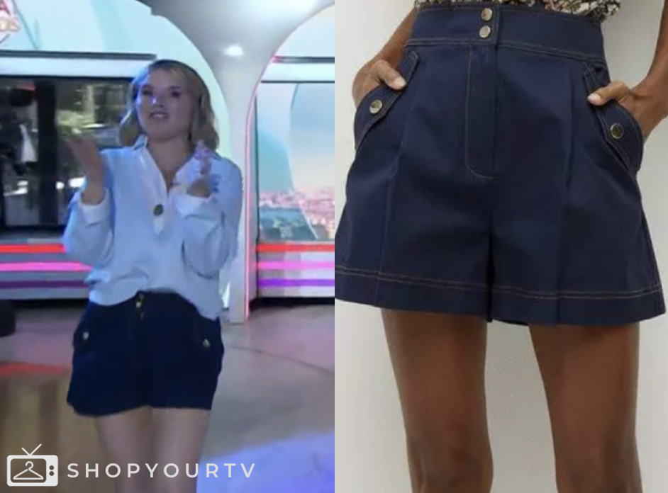jenna bush hager, the today show, denim shorts, jenna and friends