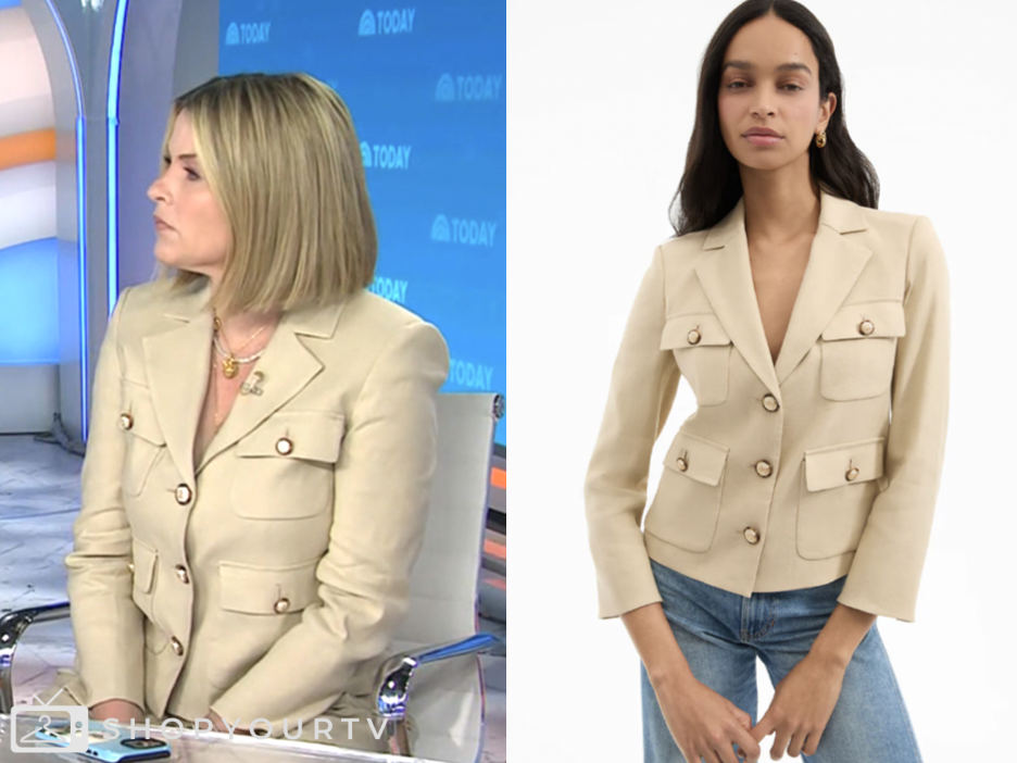 the today show, jenna bush hager, jenna and friends, khaki jacket