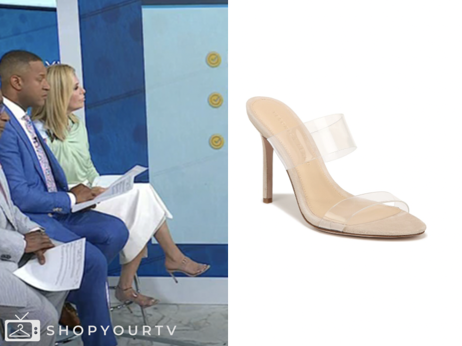 the today show, clear sandals, jill martin