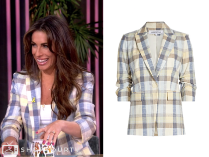 the view, check blazer, alyssa farah griffin