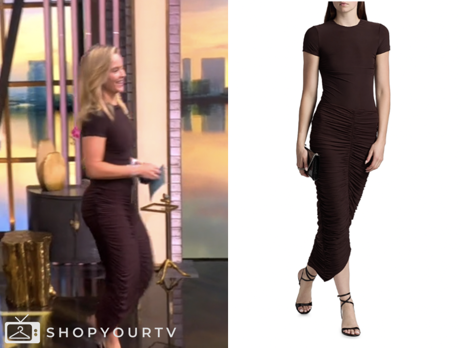 the view, brown top and skirt dress, sara haines