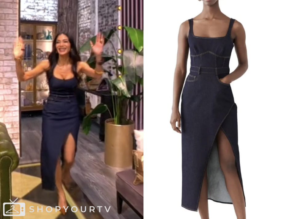 nicole scherzinger denim dress drop the mic Nicole Scherzinger stuns in one of 2025's biggest denim trends