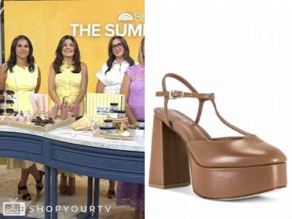 the today show, brown t-strap heels, adrianna brach