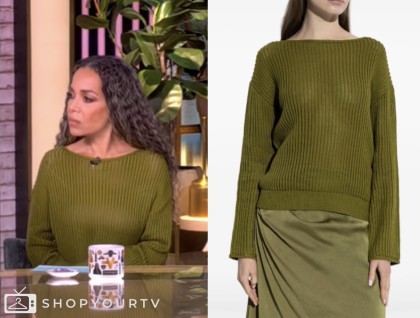 the view, green sweater, sunny hostin