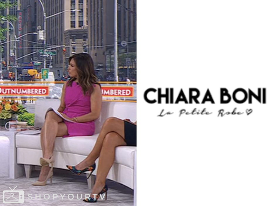 outnumbered, fox news fashion, pink dress, lisa boothe