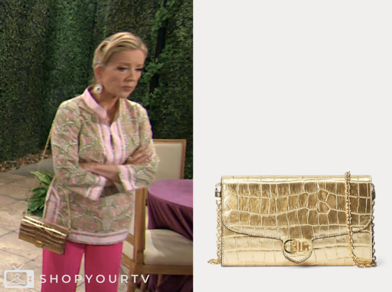the young and the restless, gold bag, nikki newman, melody thomas scott