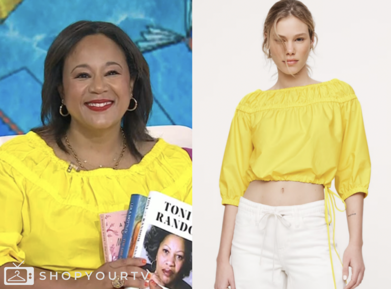 the today show, yellow top, jenna and friends, Jasmine Guillory